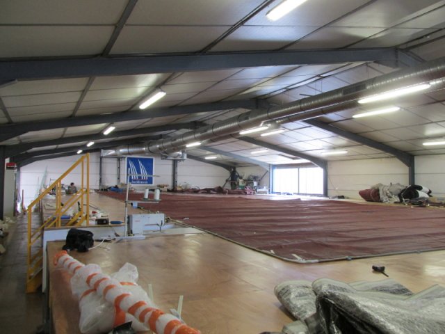 Chauffage et climatisation d'un atelier par un gainable de Marque ATLANTIC à la Farléde Var